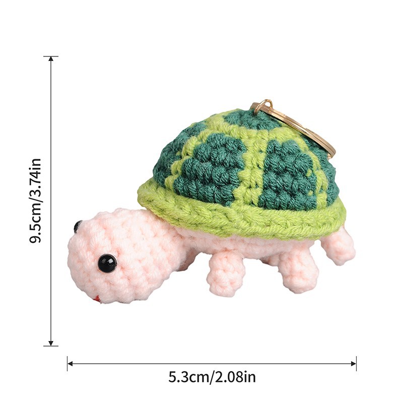 Crocheted Turtle Keychain best